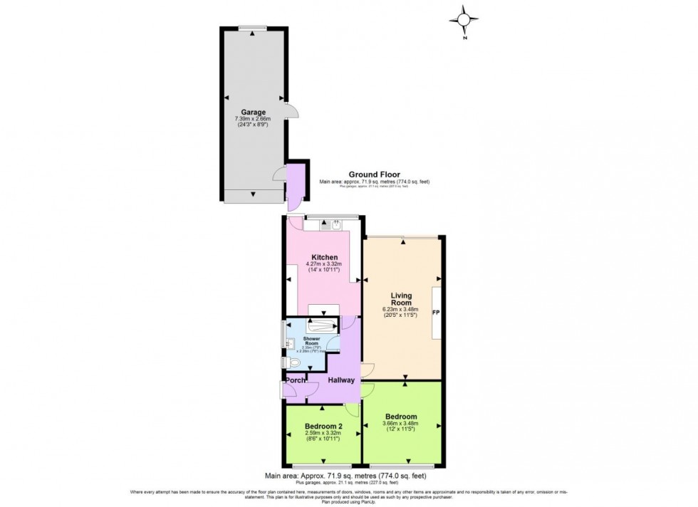 Floorplan for Brockwood Crescent, Keyworth