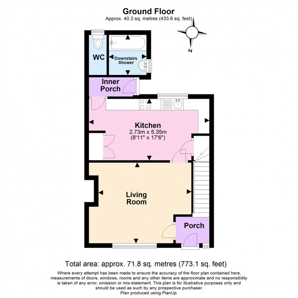 Floorplan for School Street, Oakthorpe, Swadlincote