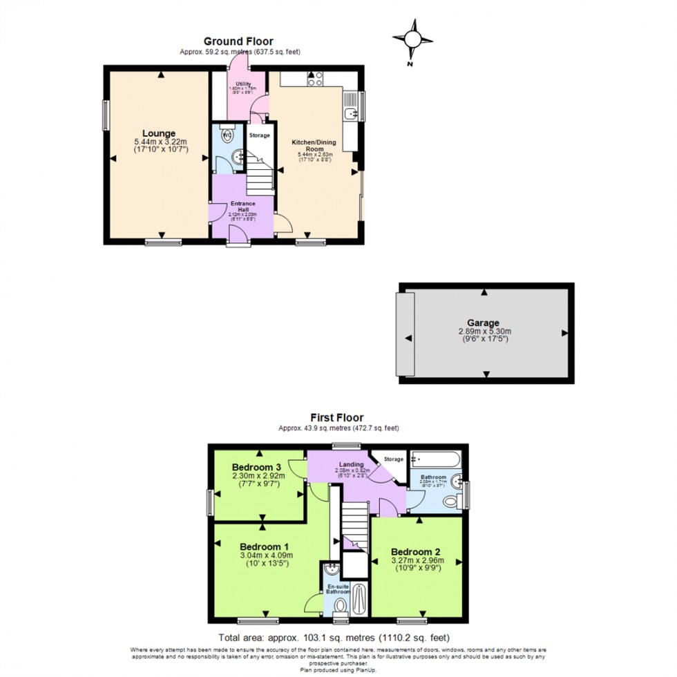 Floorplan for Wellingtonia Crescent, Edwalton, Nottingham