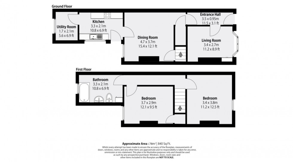 Floorplan for Portland Road, West Bridgford, Nottingham