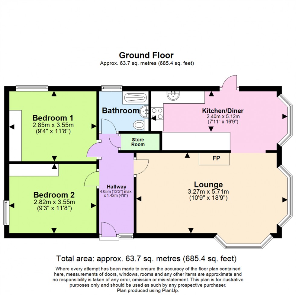 Floorplan for Shortheath Road, Moira