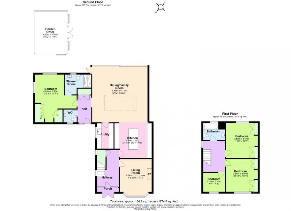 Floorplan for Willesley Road, Ashby-De-La-Zouch