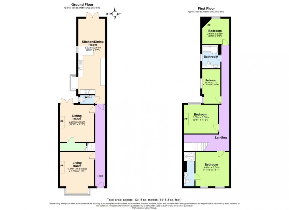 Floorplan for Lower Packington Road, Ashby-De-La-Zouch