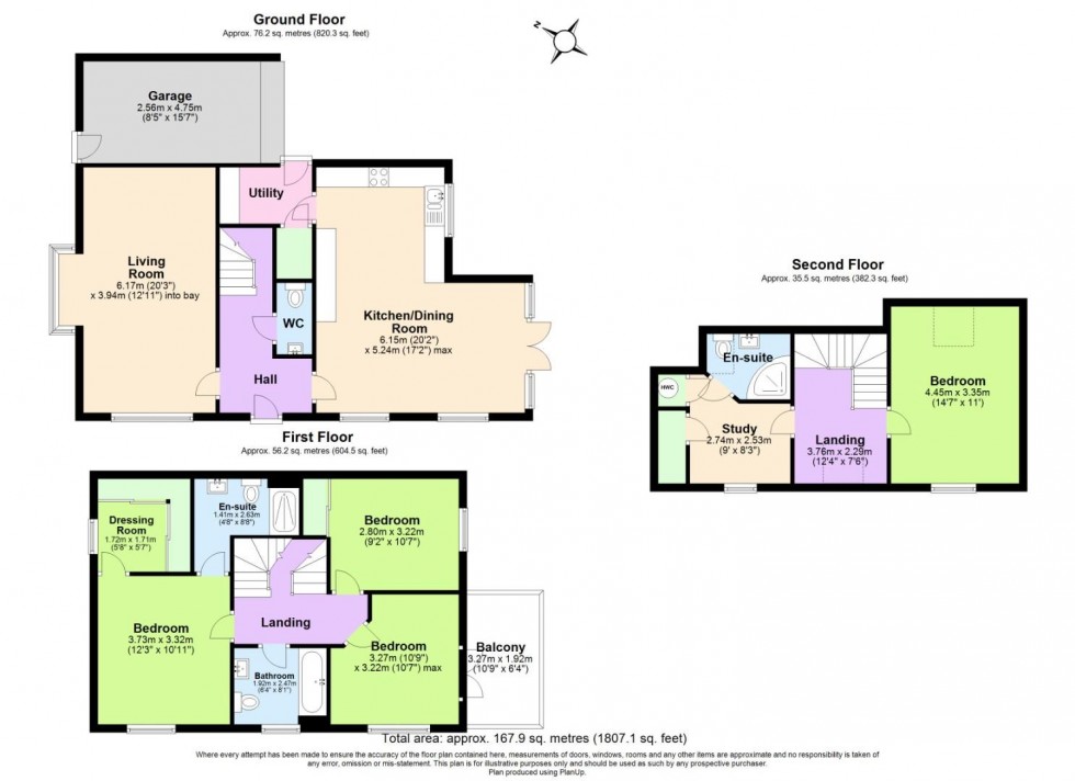 Floorplan for Philip Bent Road, Ashby-De-La-Zouch