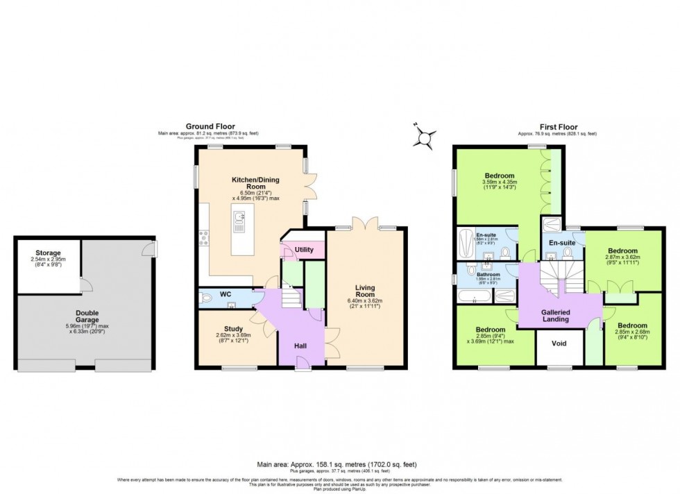 Floorplan for Spring Avenue, Ashby-De-La-Zouch