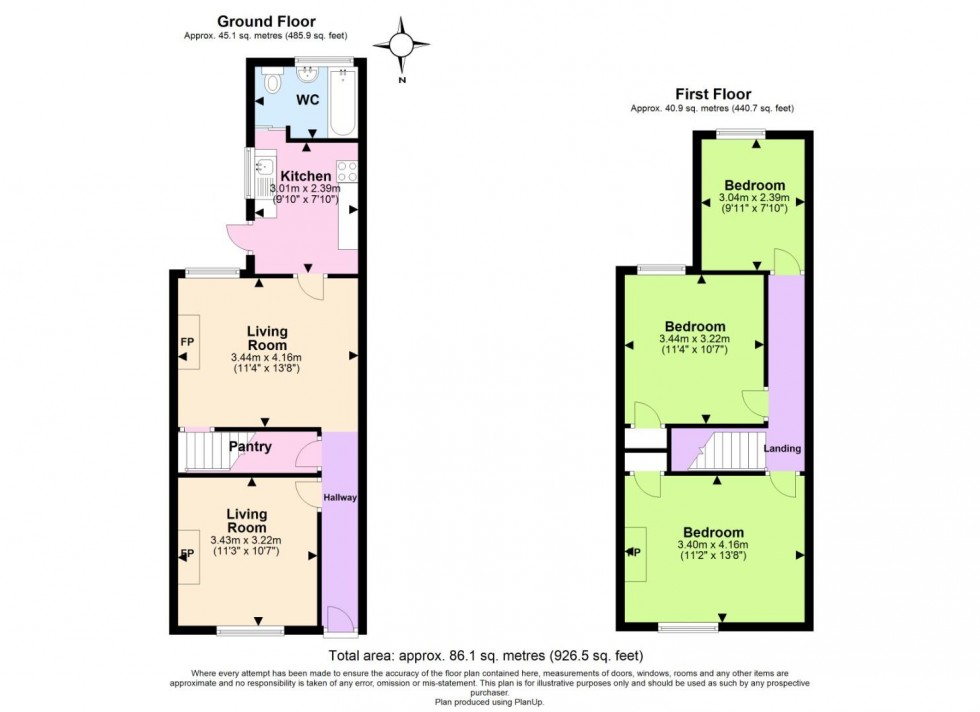 Floorplan for Court Street, Woodville