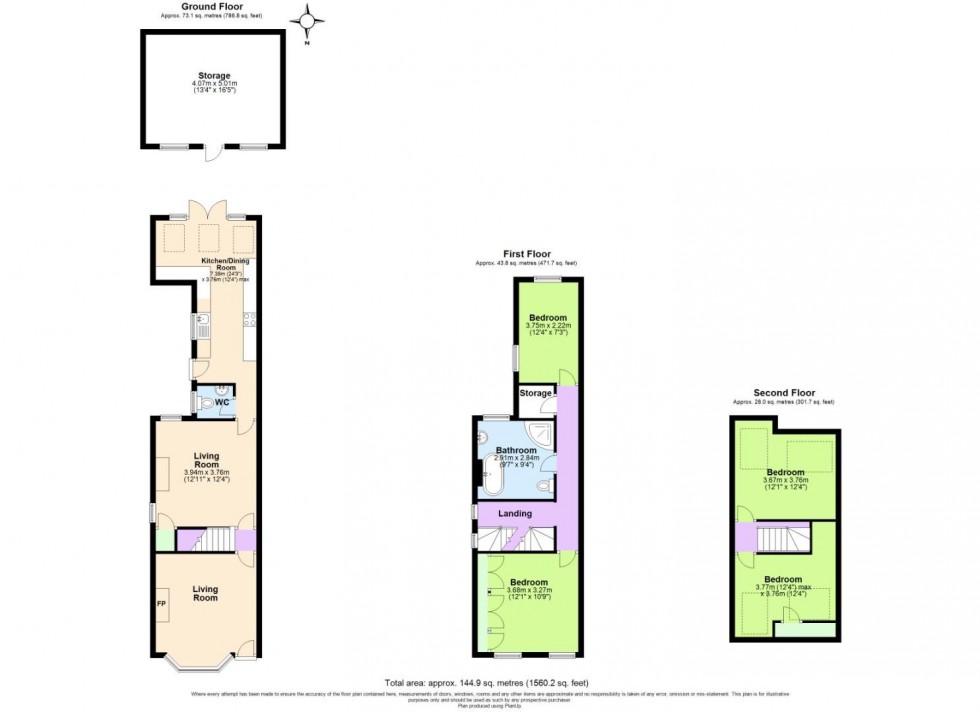 Floorplan for Avenue Road, Ashby-De-La-Zouch