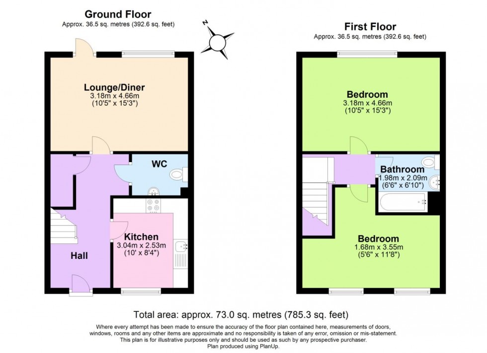 Floorplan for Bartholomew Close, Edwalton, Nottingham