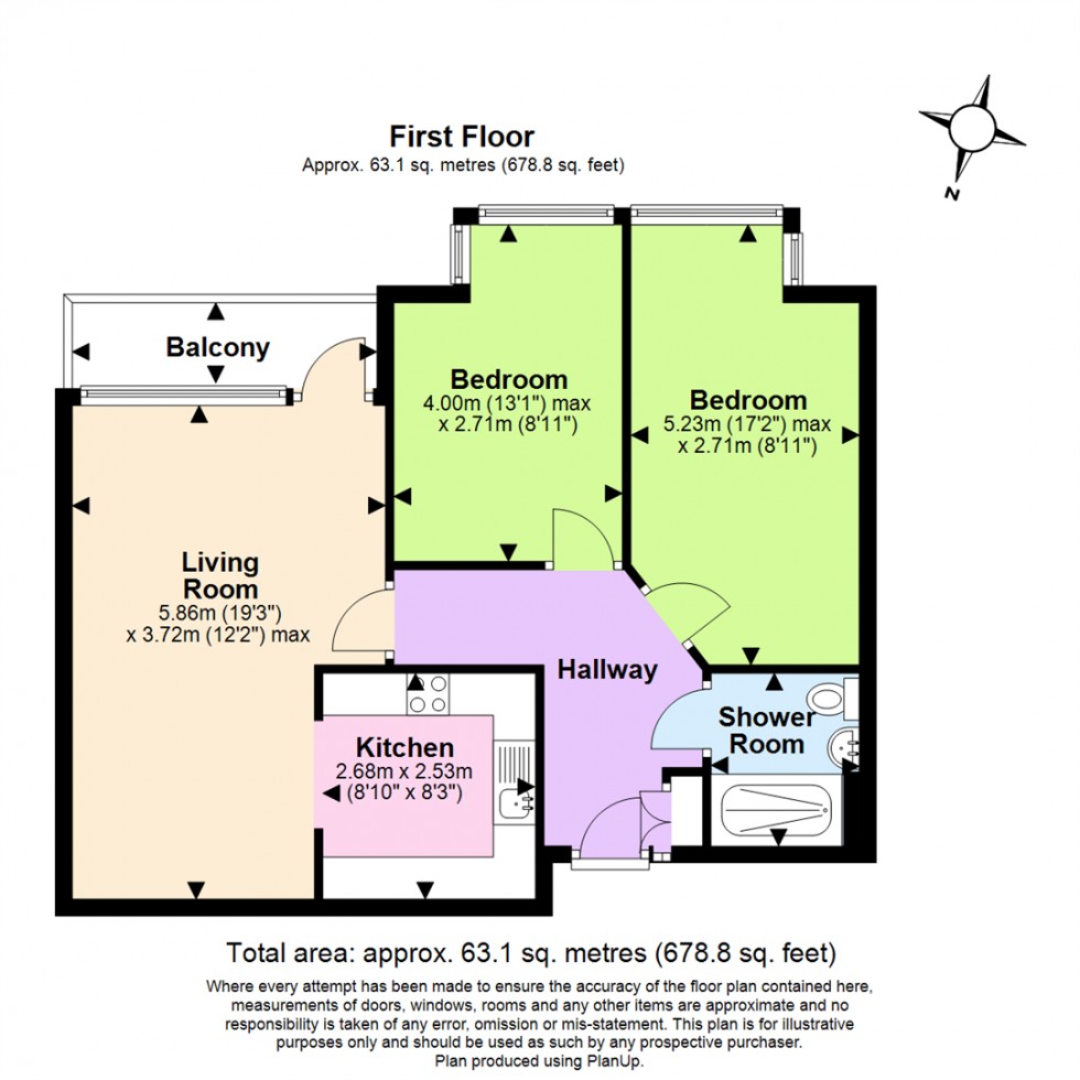 Floorplan for Hilton Crescent, West Bridgford, Nottingham