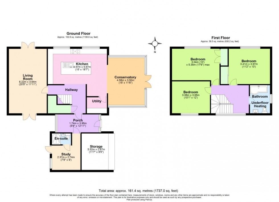 Floorplan for Main Street, Bradmore, Nottingham