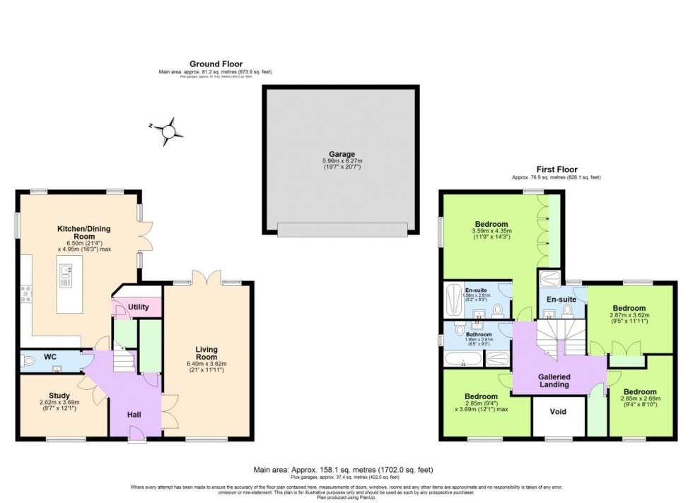 Floorplan for Spring Avenue, Ashby-De-La-Zouch