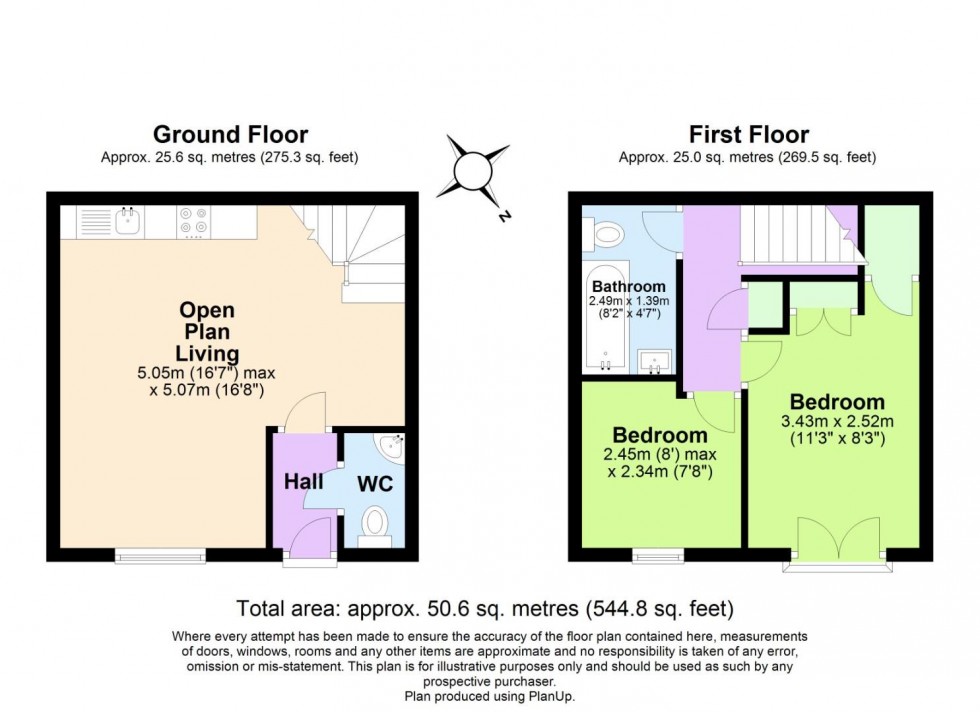 Floorplan for Templar Road, Ashby-De-La-Zouch