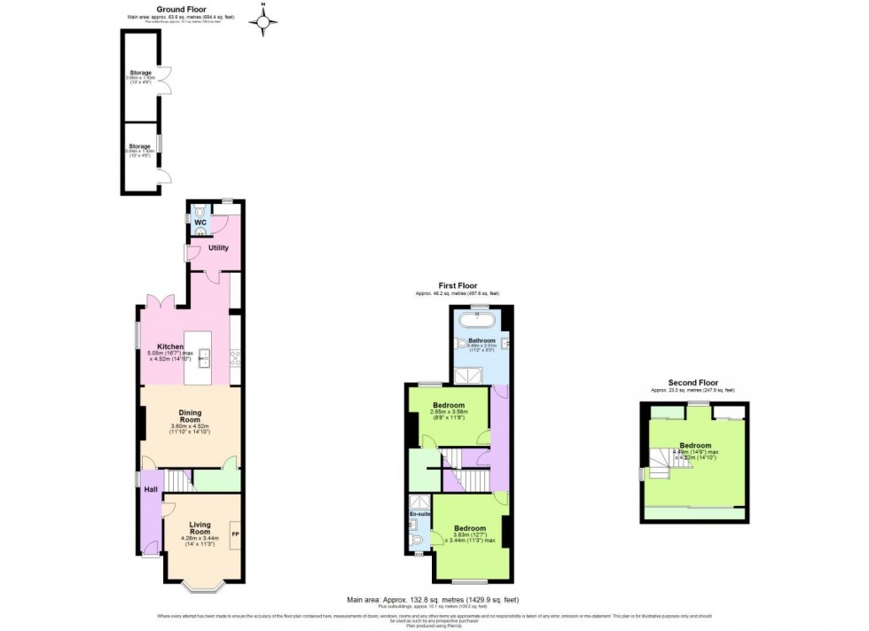 Floorplan for Burton Road, Ashby-De-La-Zouch