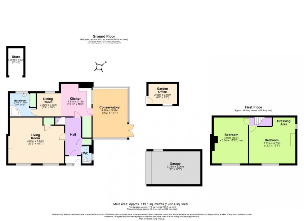 Floorplan for Gelsmoor Road, Coleorton, Coalville