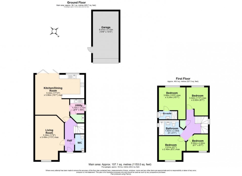 Floorplan for Packington Nook Lane, Ashby-De-La-Zouch