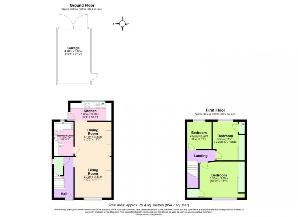 Floorplan for Springfield Road, Midway