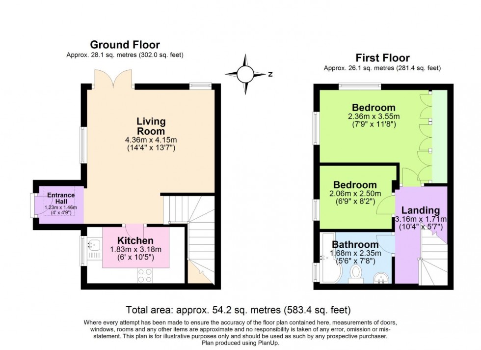 Floorplan for Musters Road, West Bridgford, Nottingham