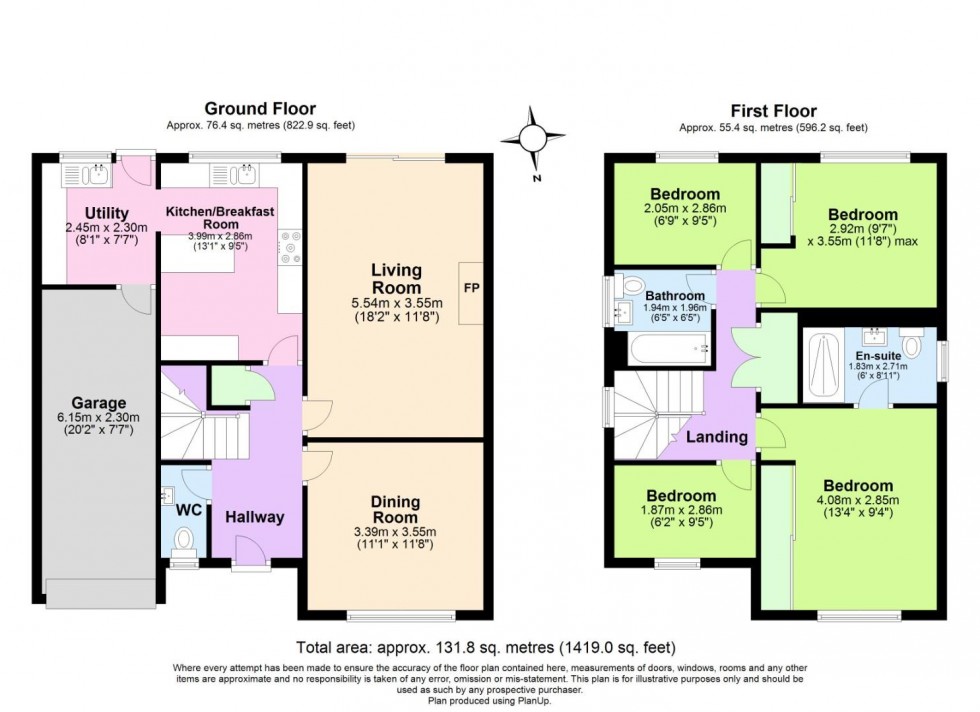 Floorplan for Briton Lodge Close, Moira