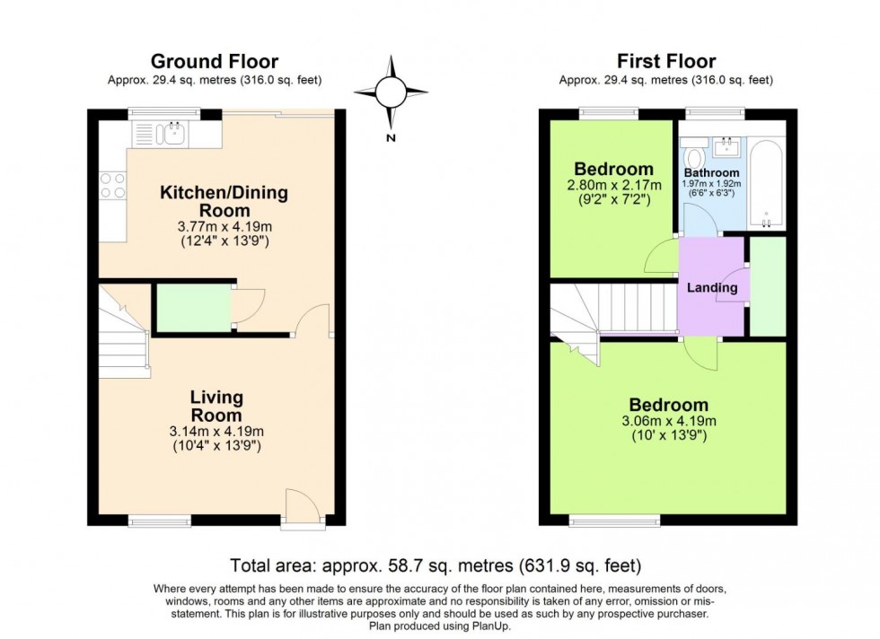 Floorplan for Lindale Close, Gamston, Nottingham