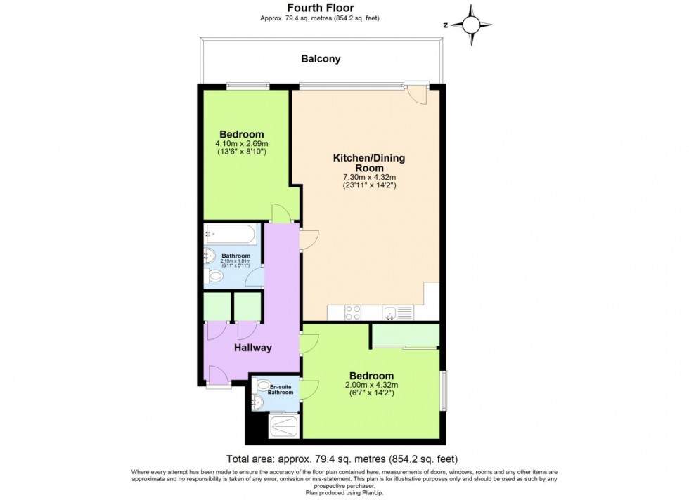 Floorplan for Queens Road, West Bridgford, Nottingham