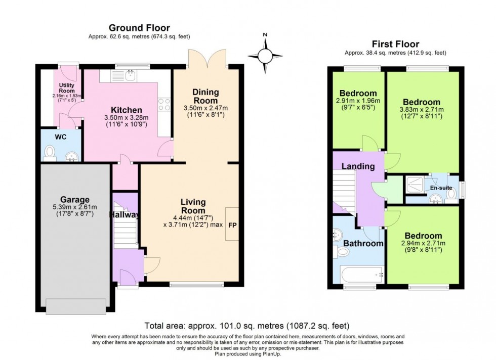 Floorplan for Greenfield Road, Measham