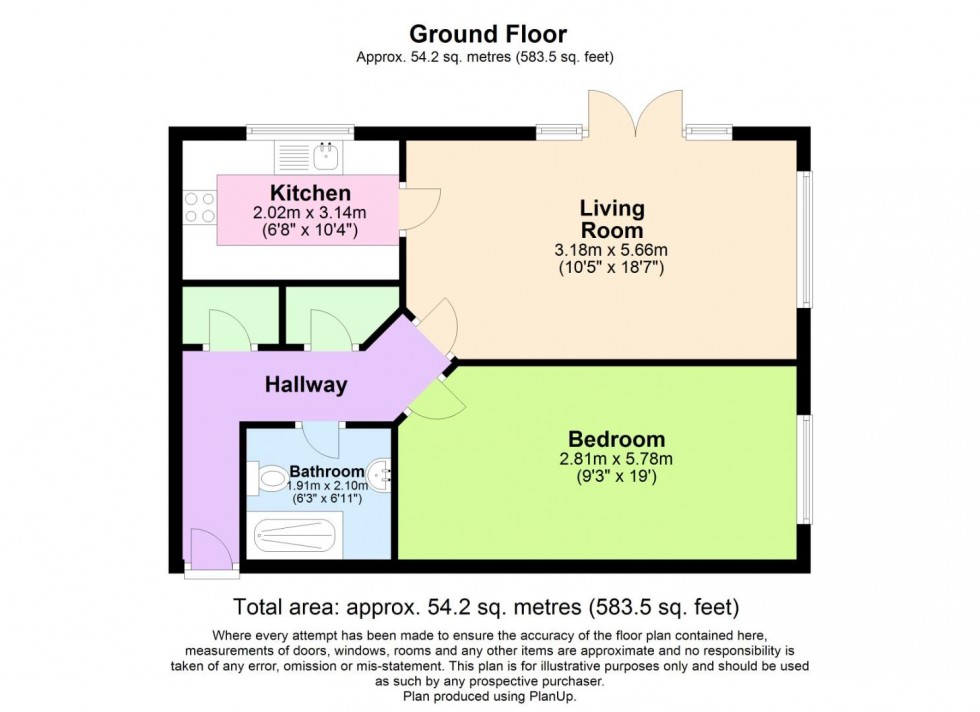 Floorplan for Manor Park, Ruddington, Nottingham