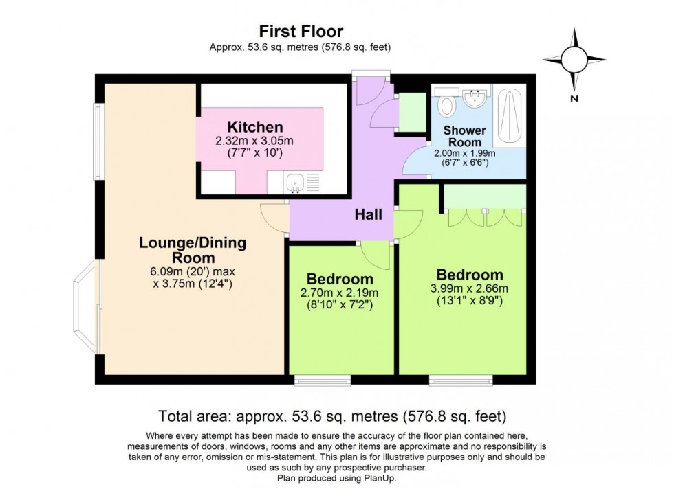 Floorplan for Marlborough Court, West Bridgford, Nottingham