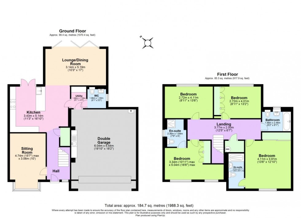 Floorplan for Warbler Close, Ruddington