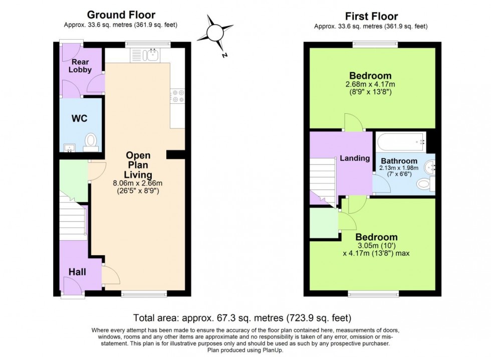 Floorplan for School Lane, Ashby-De-La-Zouch