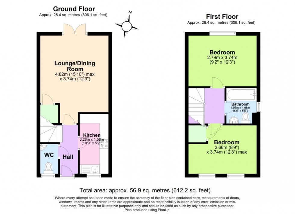 Floorplan for Summer Drive, West Bridgford, Nottingham