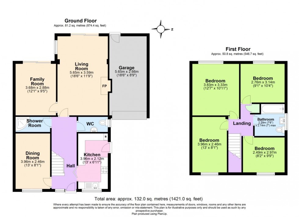 Floorplan for Oakham Grove, Ashby-De-La-Zouch