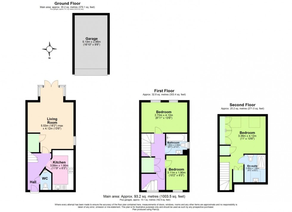 Floorplan for Templar Road, Ashby-De-La-Zouch