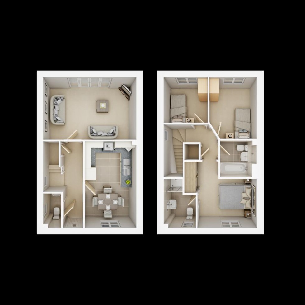 Floorplan for Barnes Lane, Blackfordby