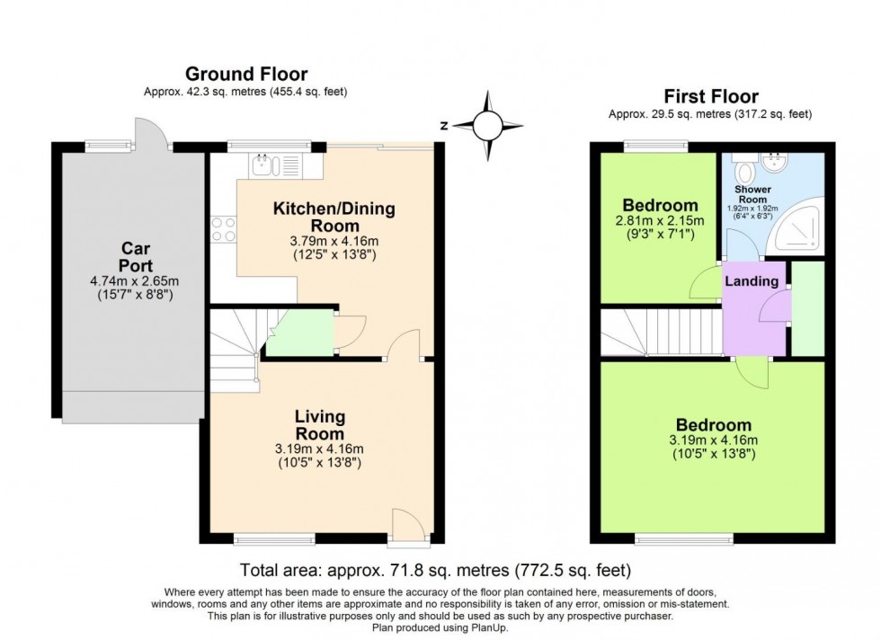 Floorplan for Lindale Close, Gamston, Nottingham