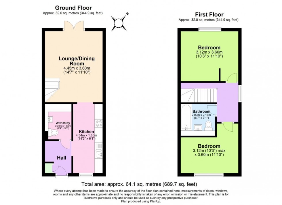 Floorplan for Rockcliffe Close, Church Gresley