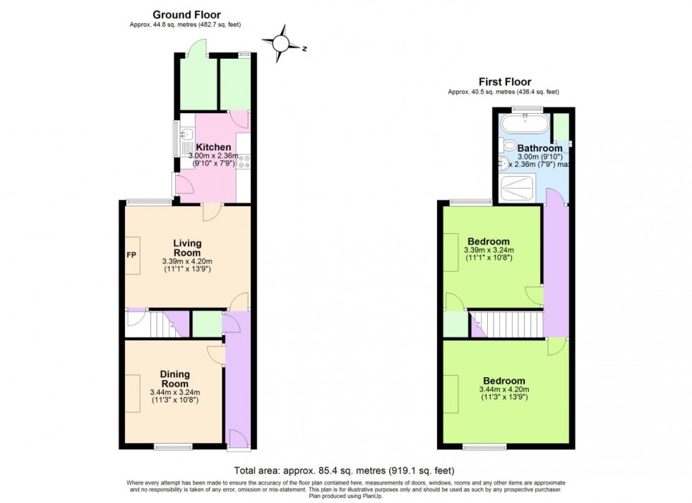 Floorplan for Burton Road, Woodville