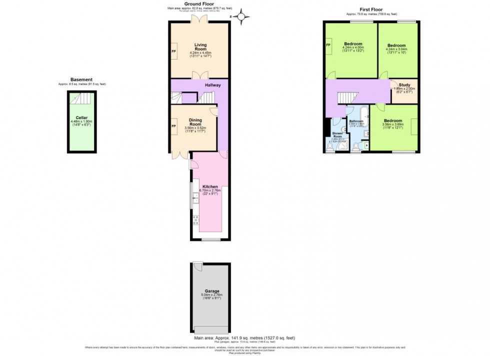 Floorplan for Hill Street, Ashby-De-La-Zouch