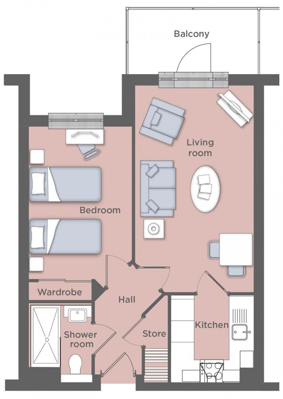 Floorplan for Manor Park, Ruddington, Nottingham