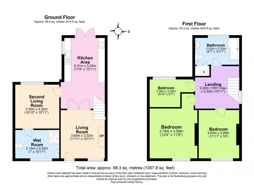 Floorplan for Church Street, Appleby Magna, Swadlincote