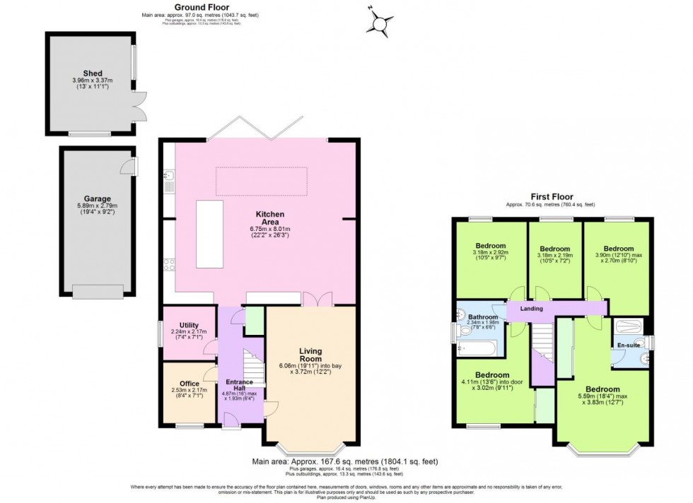 Floorplan for Crocus Gardens, Edwalton, Nottingham