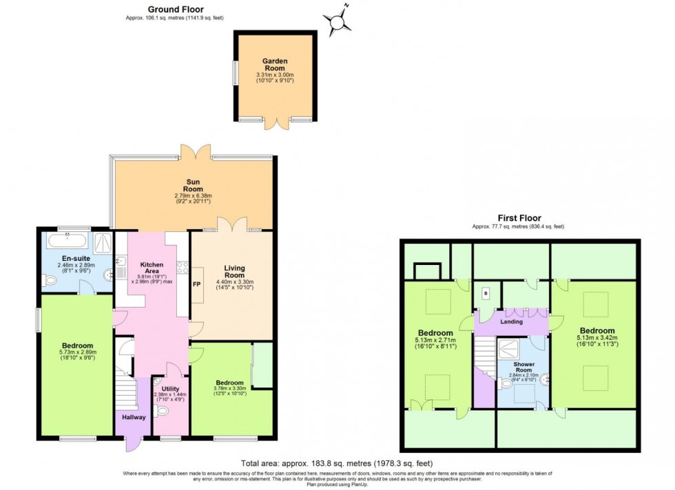 Floorplan for Hall Lane, Packington, Ashby-De-La-Zouch