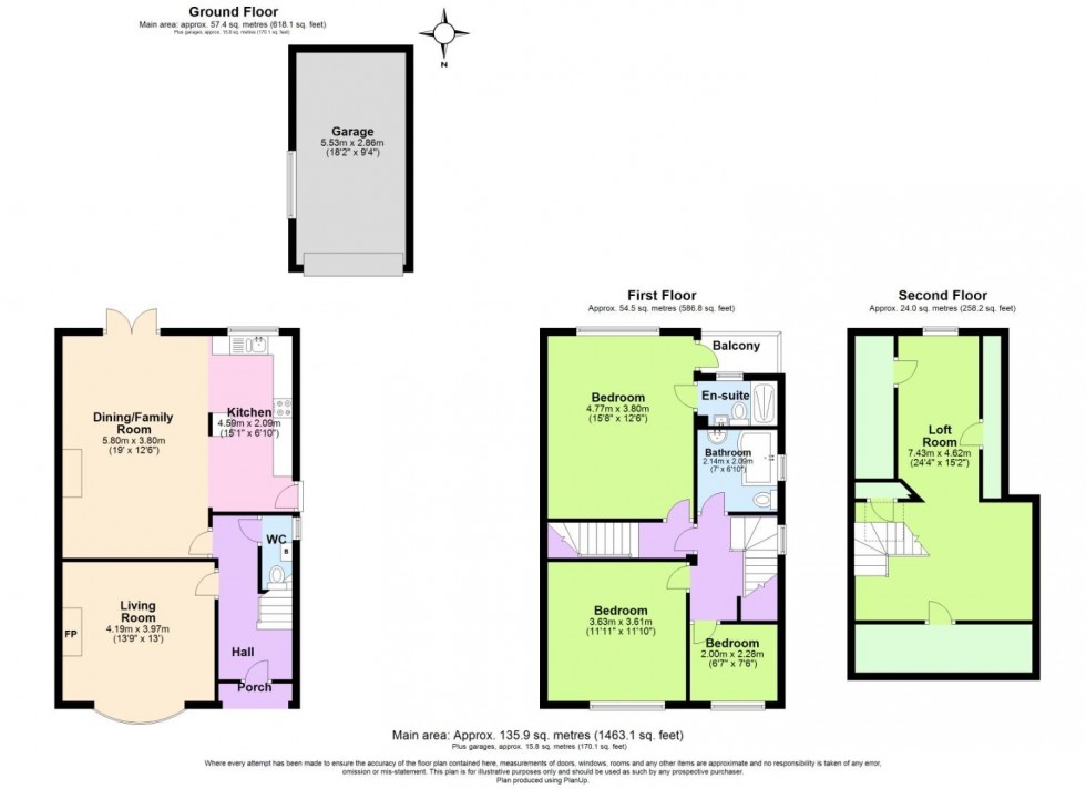 Floorplan for Ashby Road, Woodville