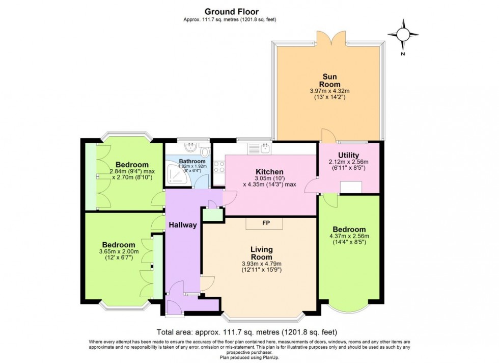 Floorplan for Mount Pleasant Avenue, Wombourne