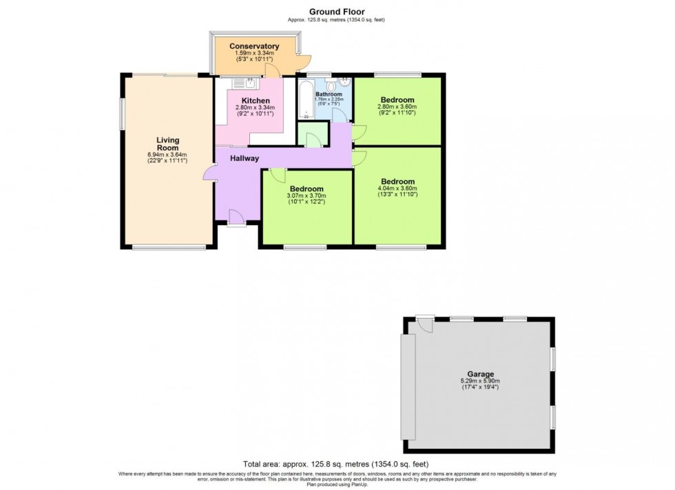 Floorplan for Burton Road, Overseal