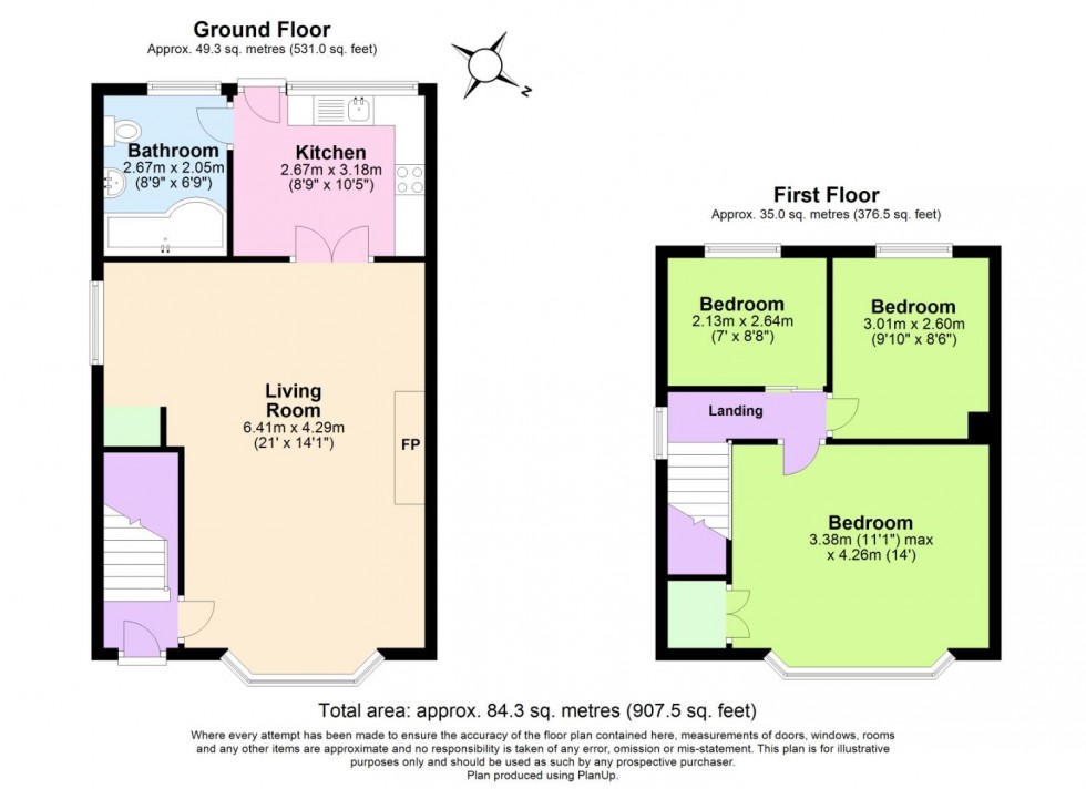 Floorplan for Hilton Road, Lanesfield