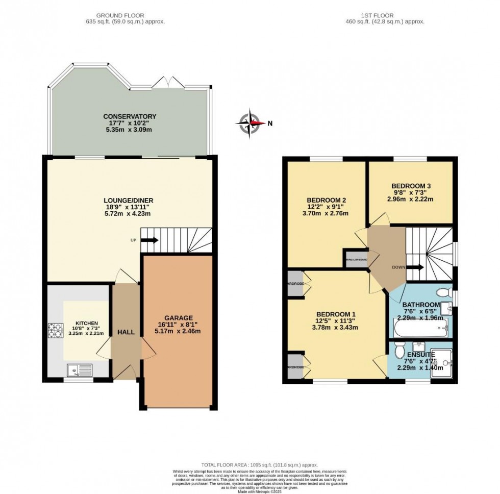 Floorplan for Potters Croft, Swadlincote