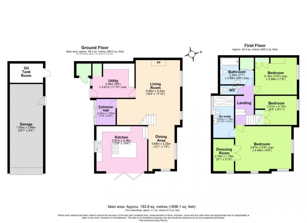 Floorplan for Church Gate, Clipston on the Wolds