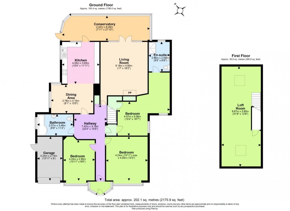 Floorplan for Melton Road, Tollerton, Nottingham