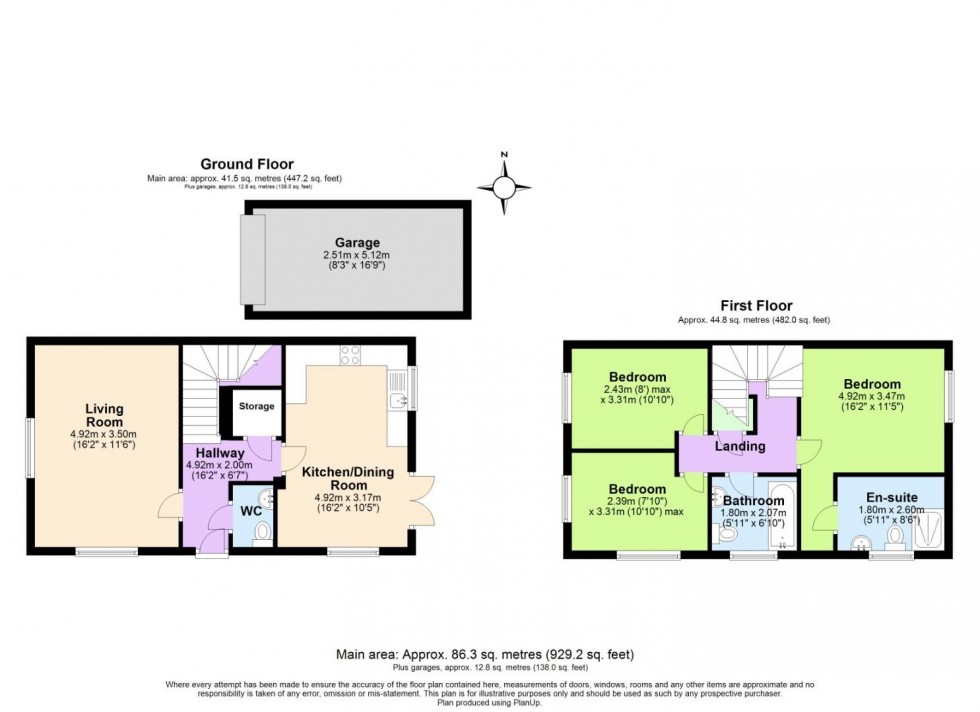 Floorplan for Wesson Street, Keyworth