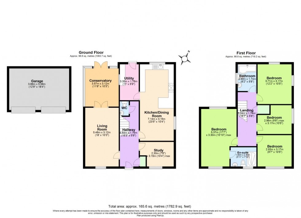 Floorplan for Davidson Gardens, Ruddington, Nottingham